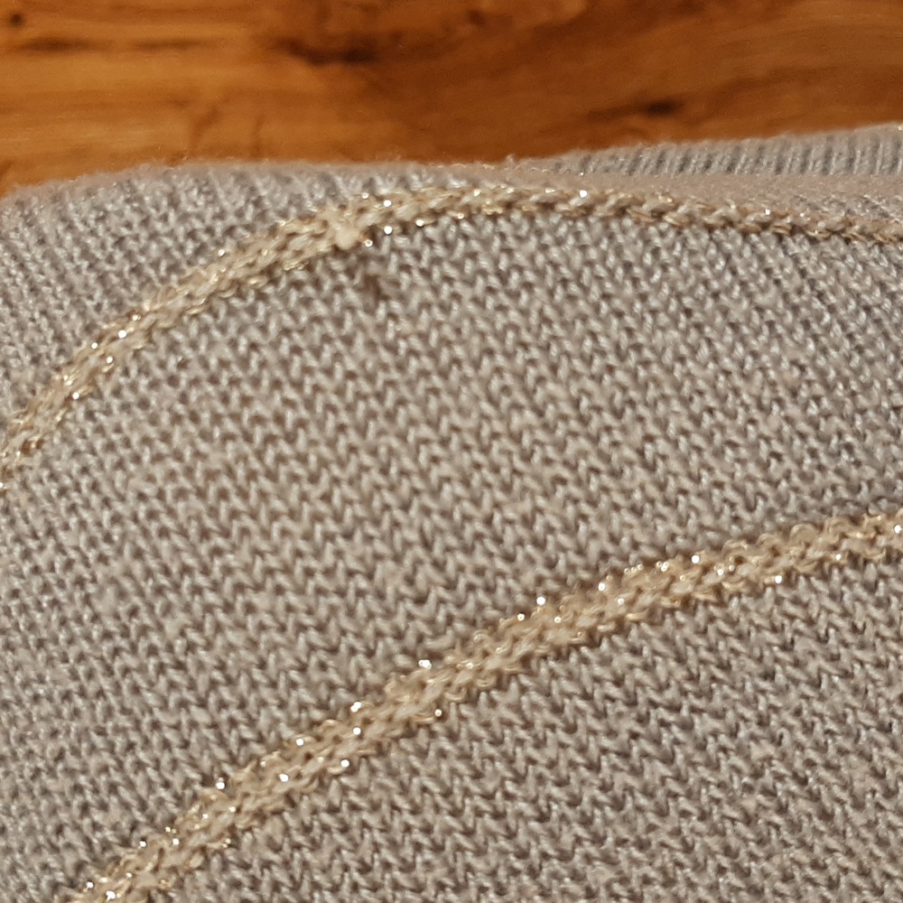 H&M Sparkly Gold and Blue Shrug (M/L) - Picture 3 of 12